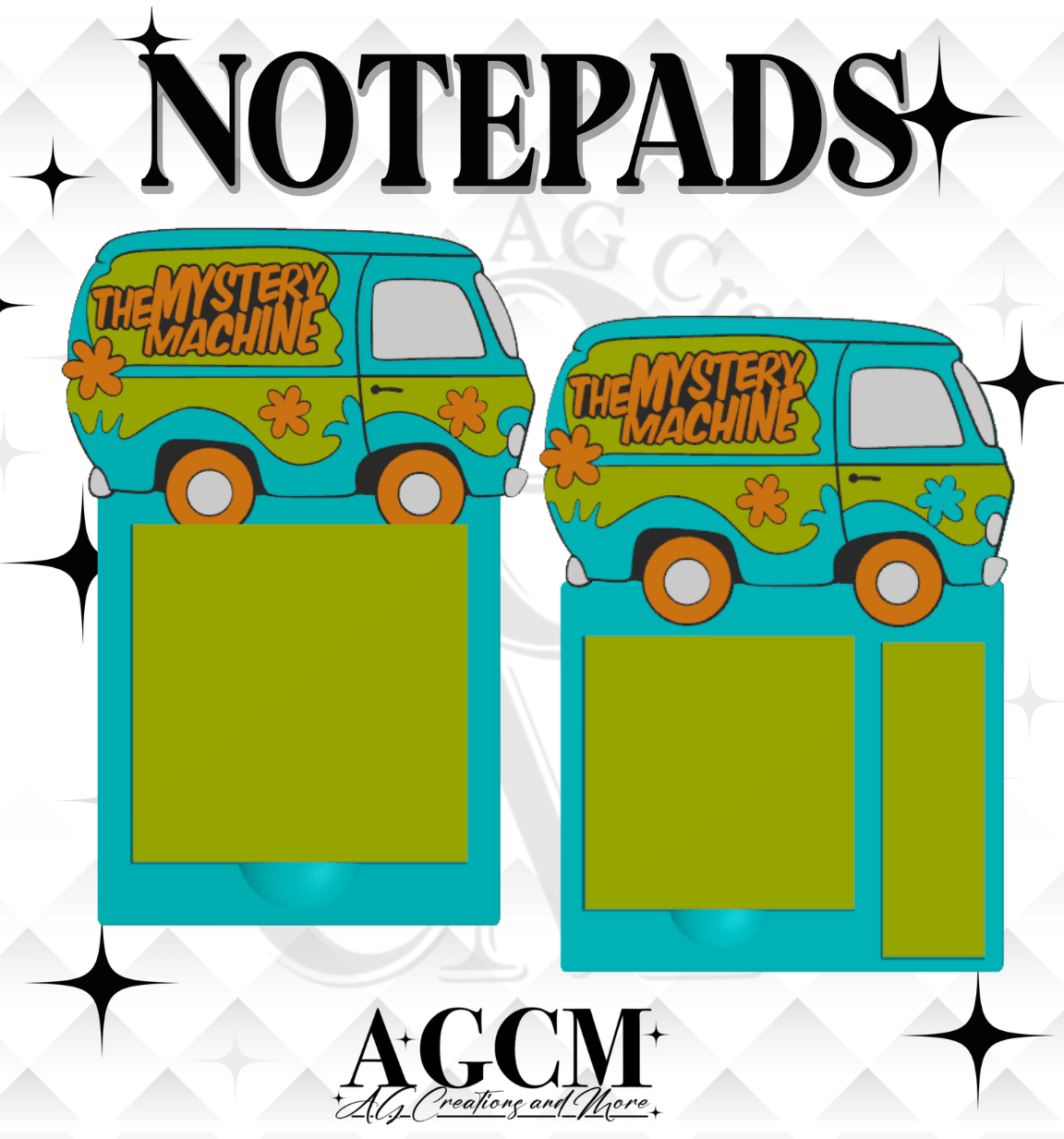 Mystery Van 3D Sticky Notepad (wholesale)