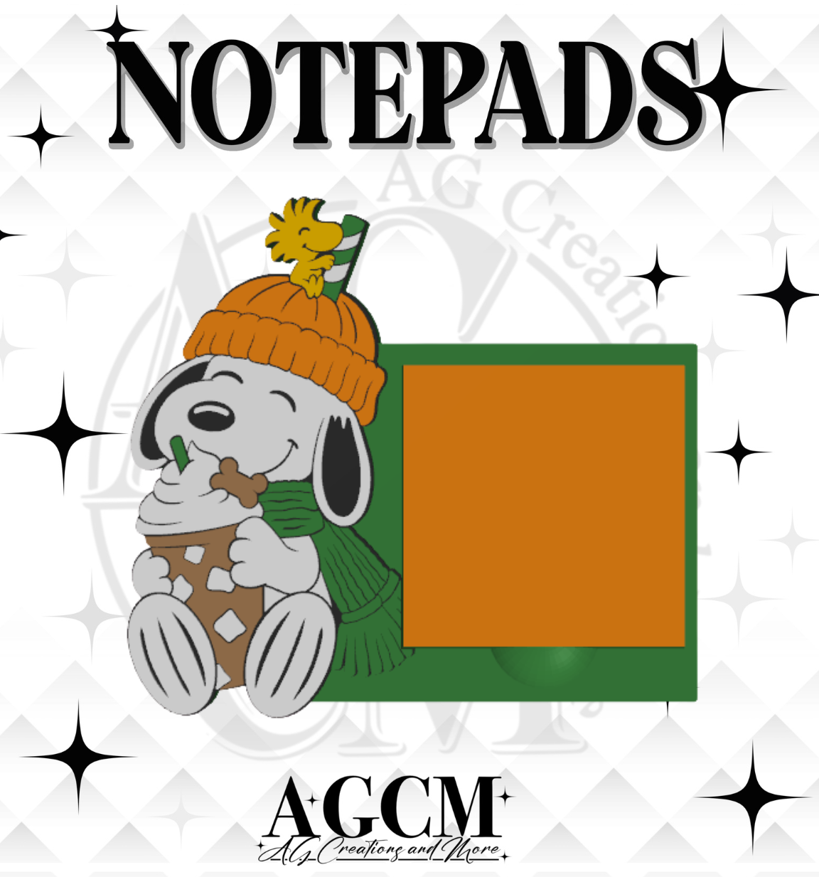 Green Pup 3D Sticky Notepad (wholesale)