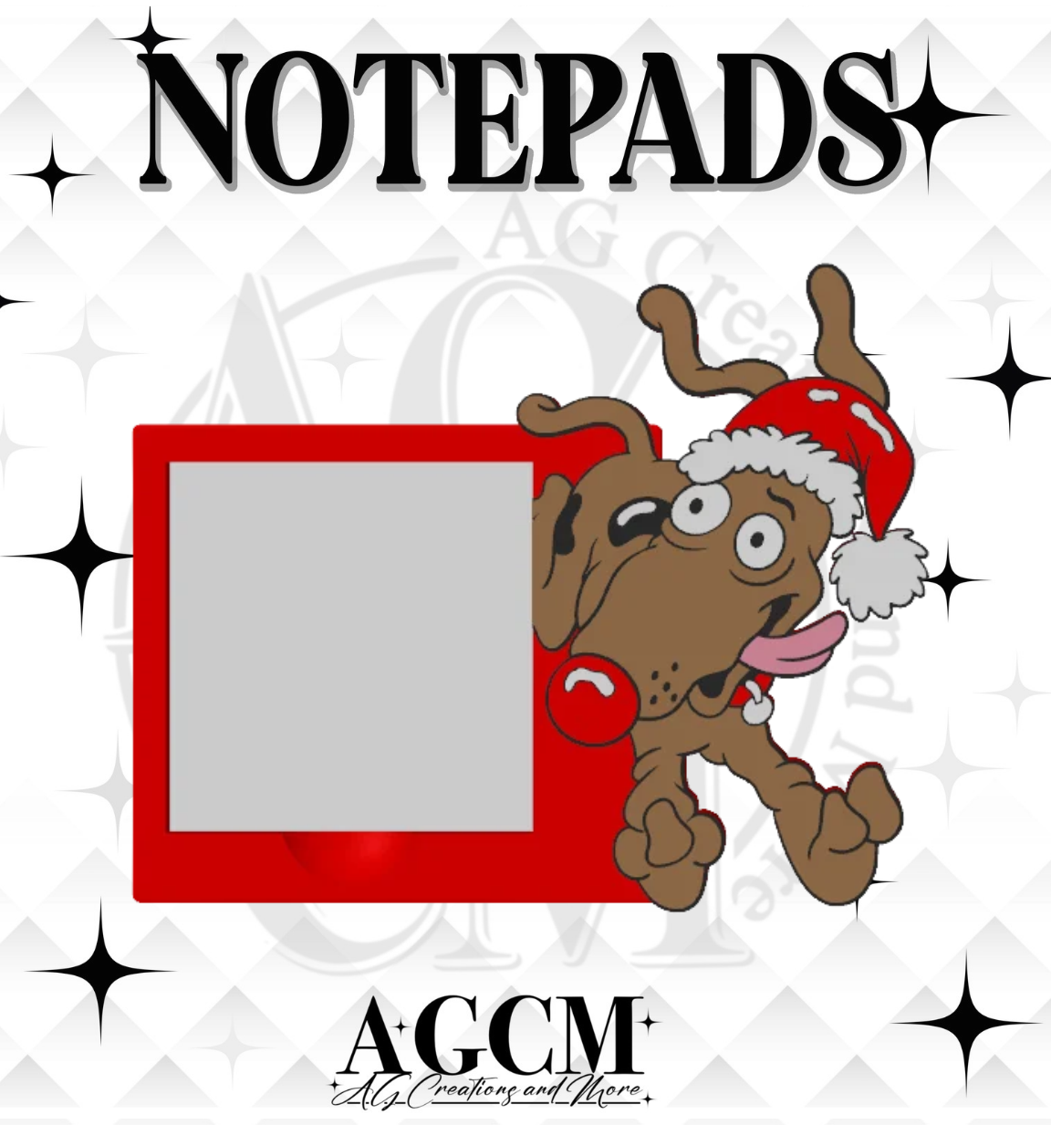 90s Dog 3D Sticky Notepad (wholesale)