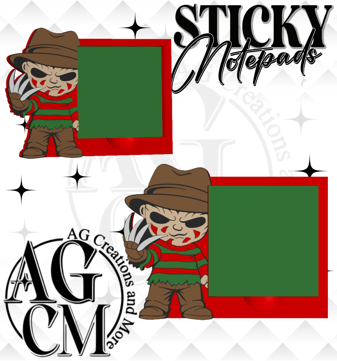 Elm Street 3D Sticky Notepad (wholesale)