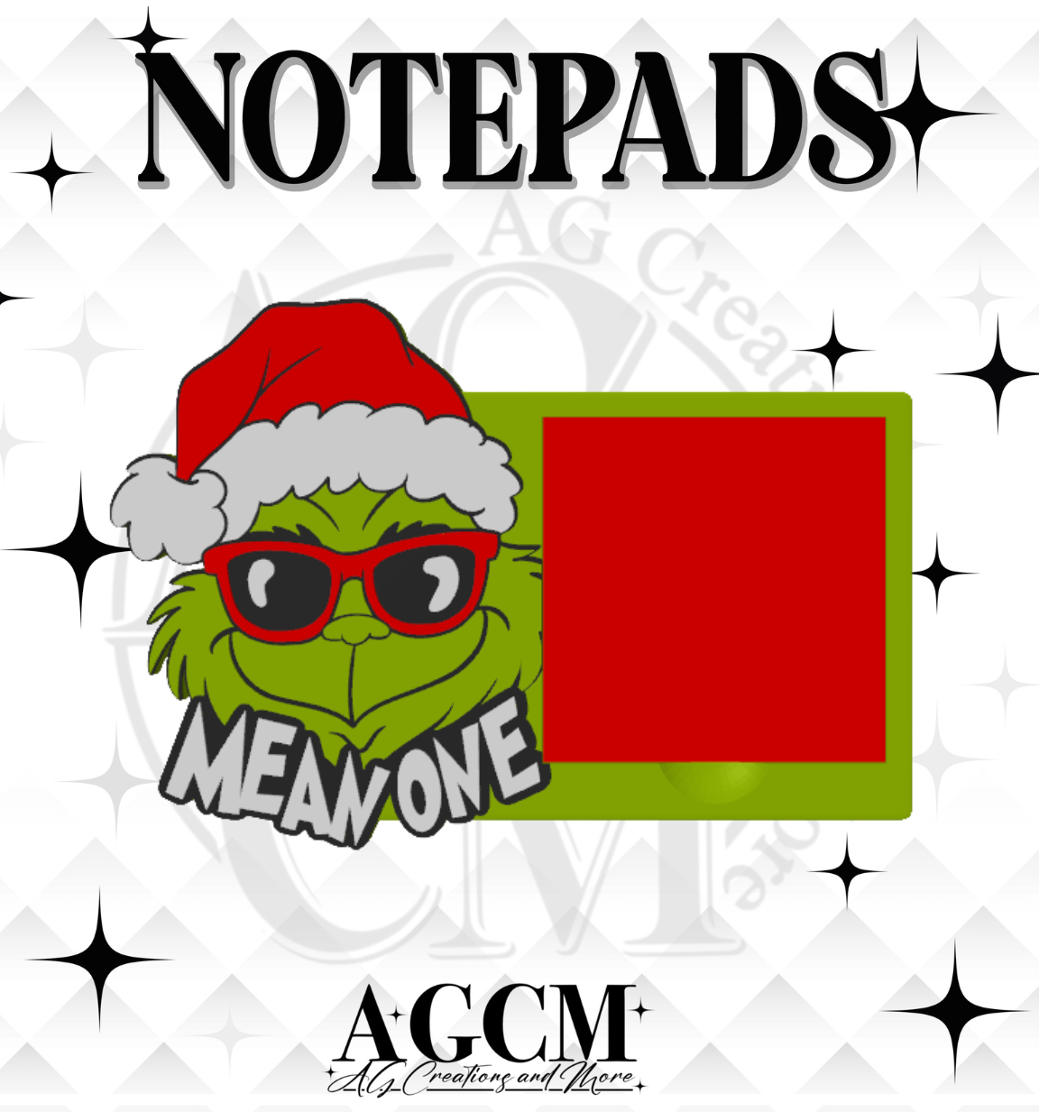 Mean One 3D Sticky Notepad (wholesale)