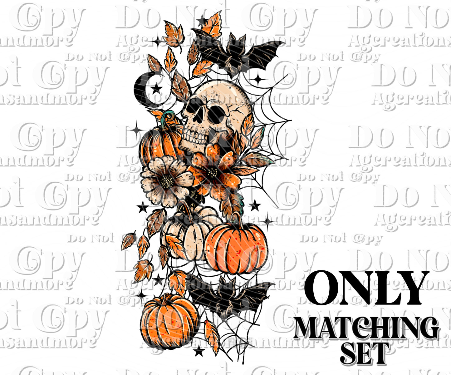 Spooky sleeve ONLY Digital Download PNG