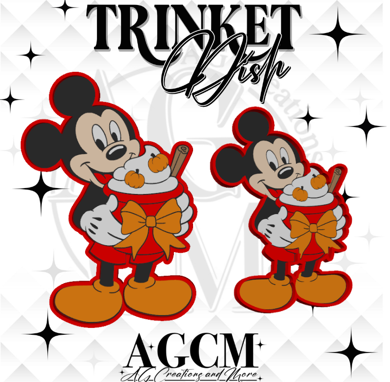 Fall Mouse 3D Trinket Dish (wholesale)