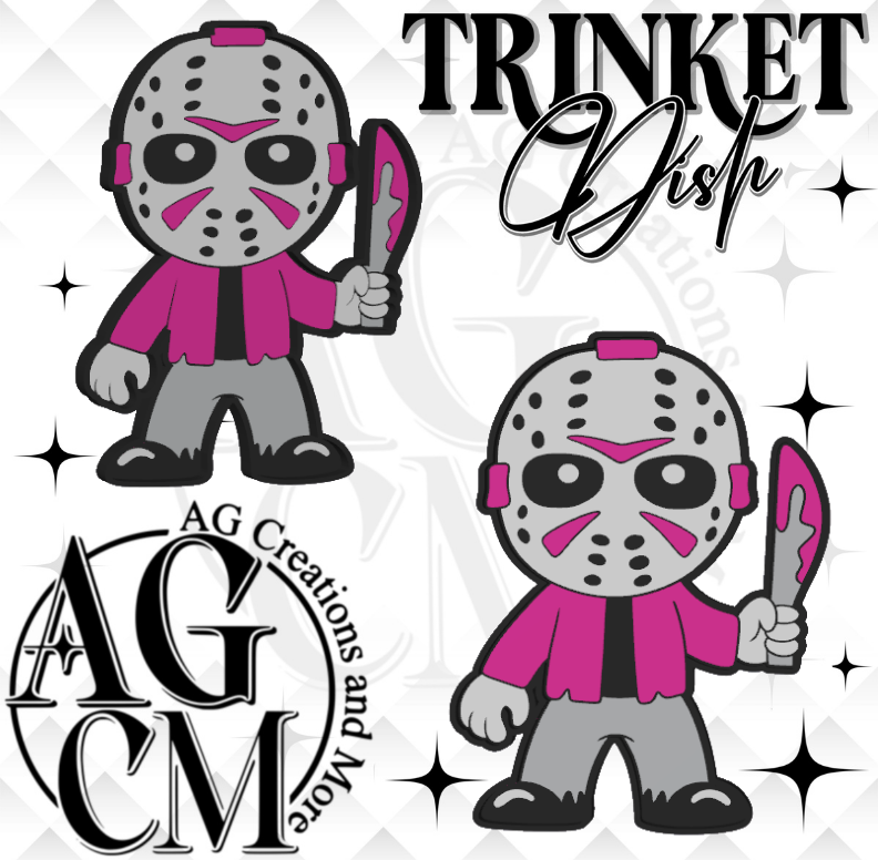 Scary Mask 3D Trinket Dish (wholesale)
