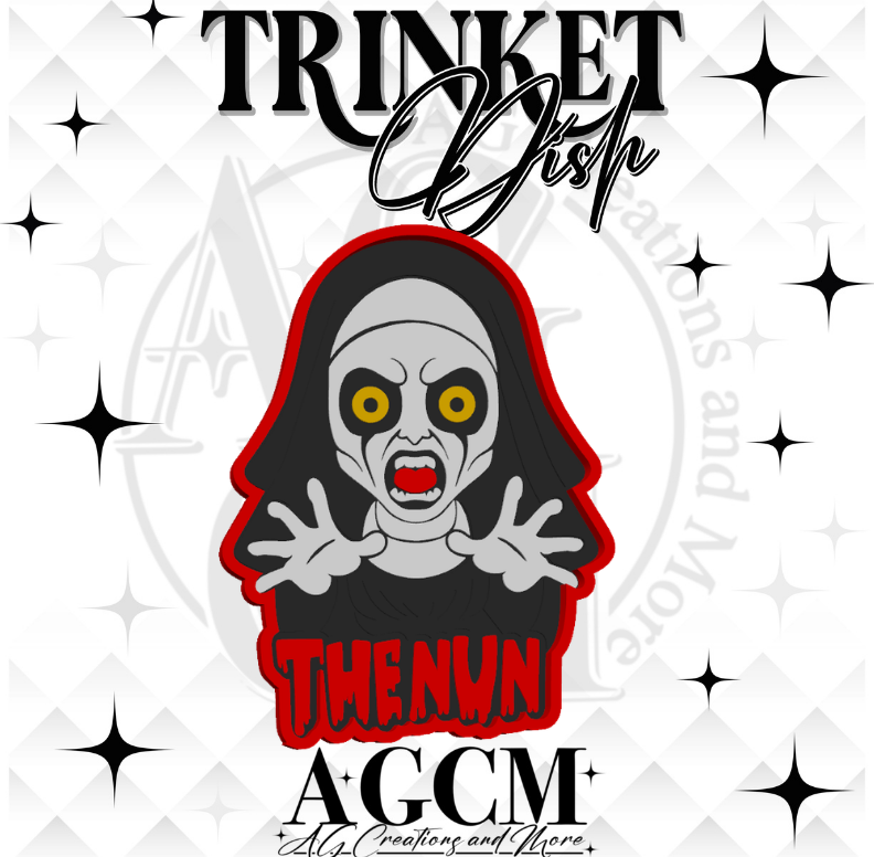 Nun 3D Trinket Dish STL/ 3Mf