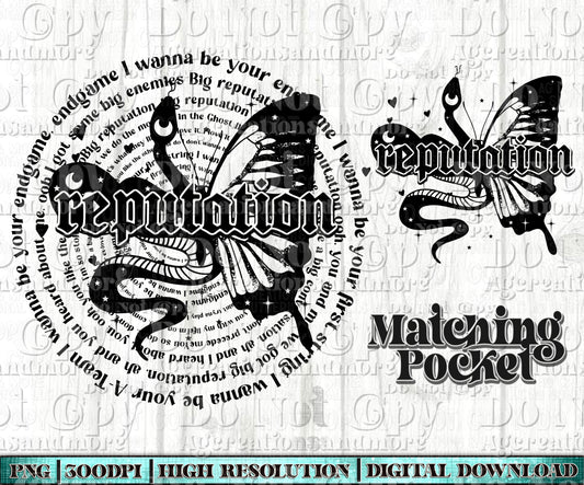 Reputation pocket set Single color Digital Download