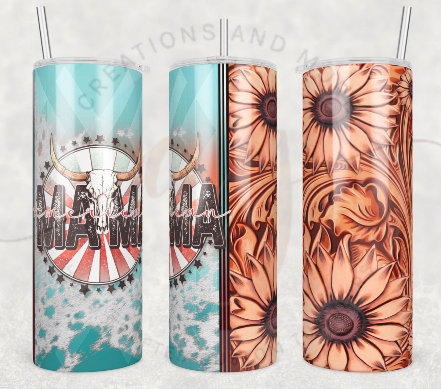 American Mama Tumbler Digital File