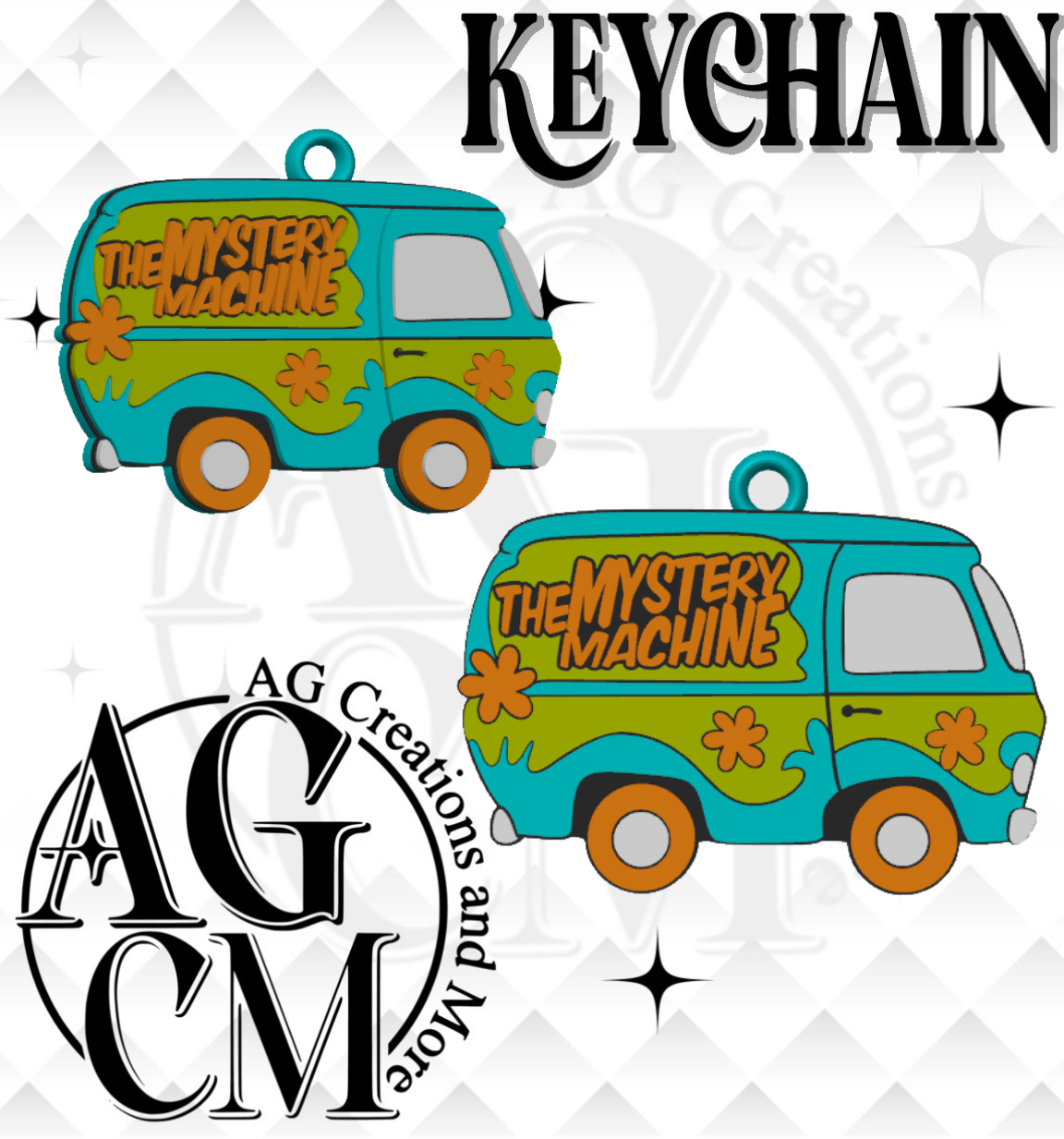 Mystery Van 3D Keychain (wholesale)