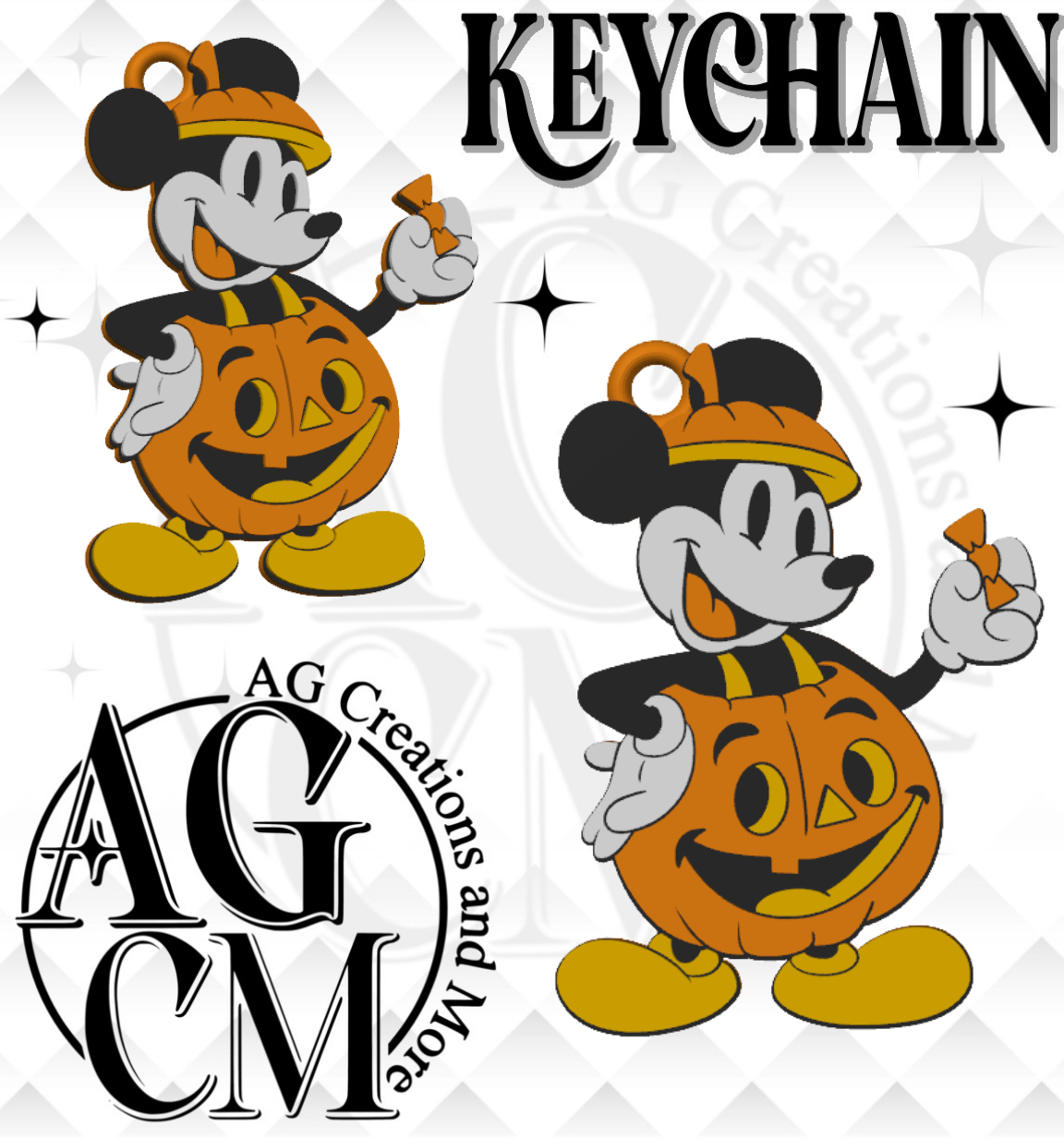 Vintage MM 3D Keychain (wholesale)