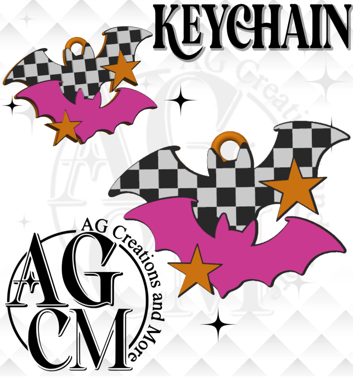 Freaking Bats 3D Keychain (wholesale)