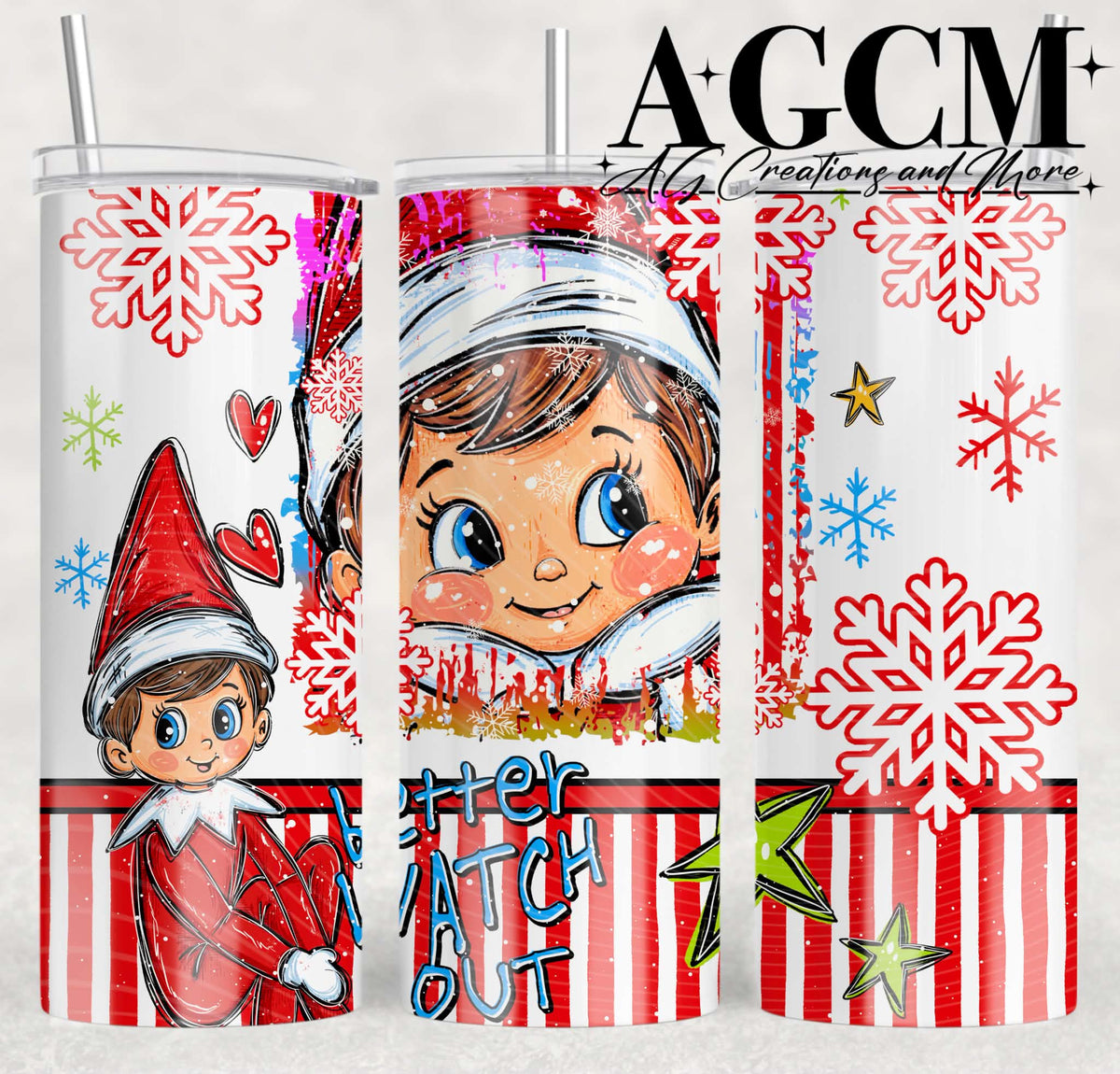 Elf Selfie 20oz Tumbler Design | Instant PNG Digital File