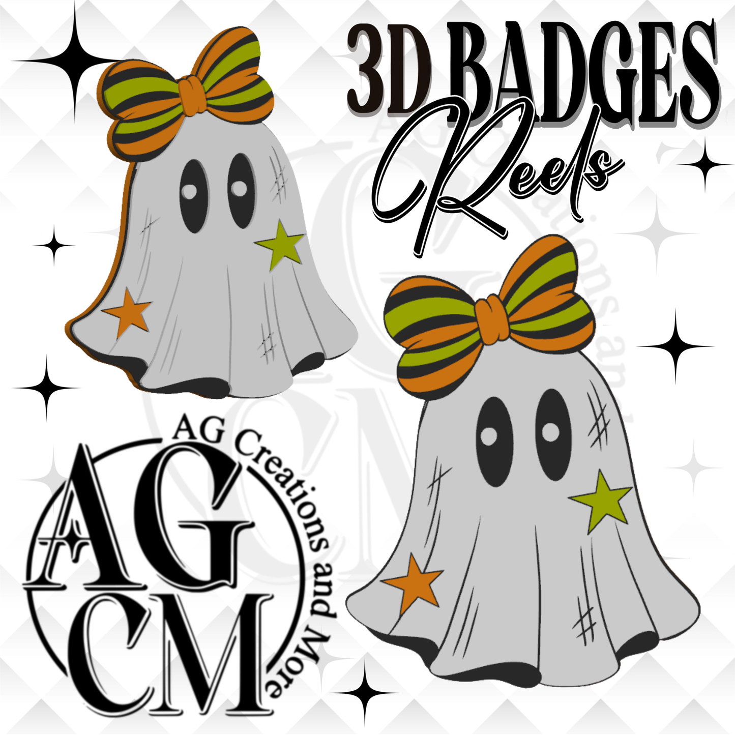 Boo Boo 3D Badges/ Reels 3MF File