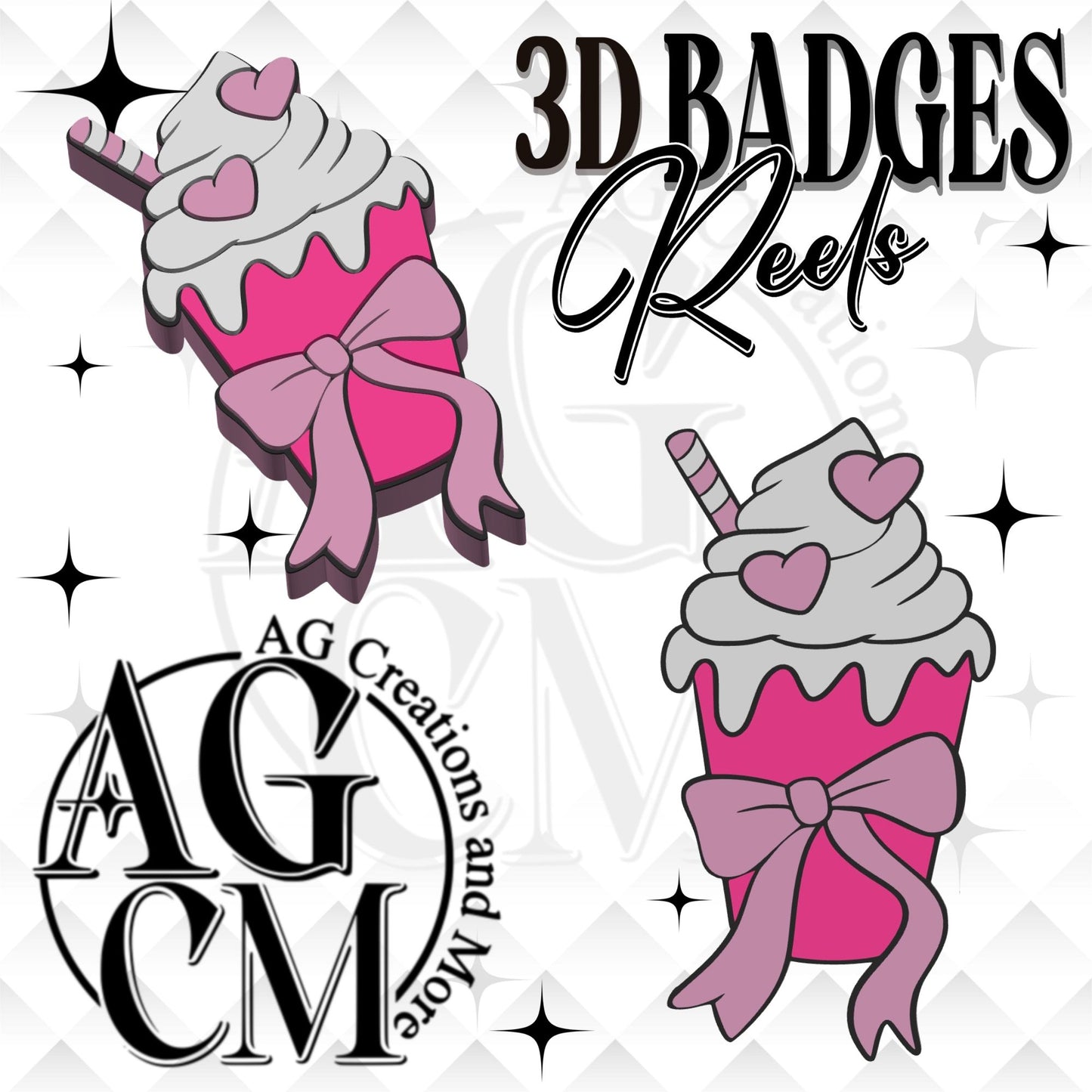 Shake Heart 3D Pen Toppers (wholesale)