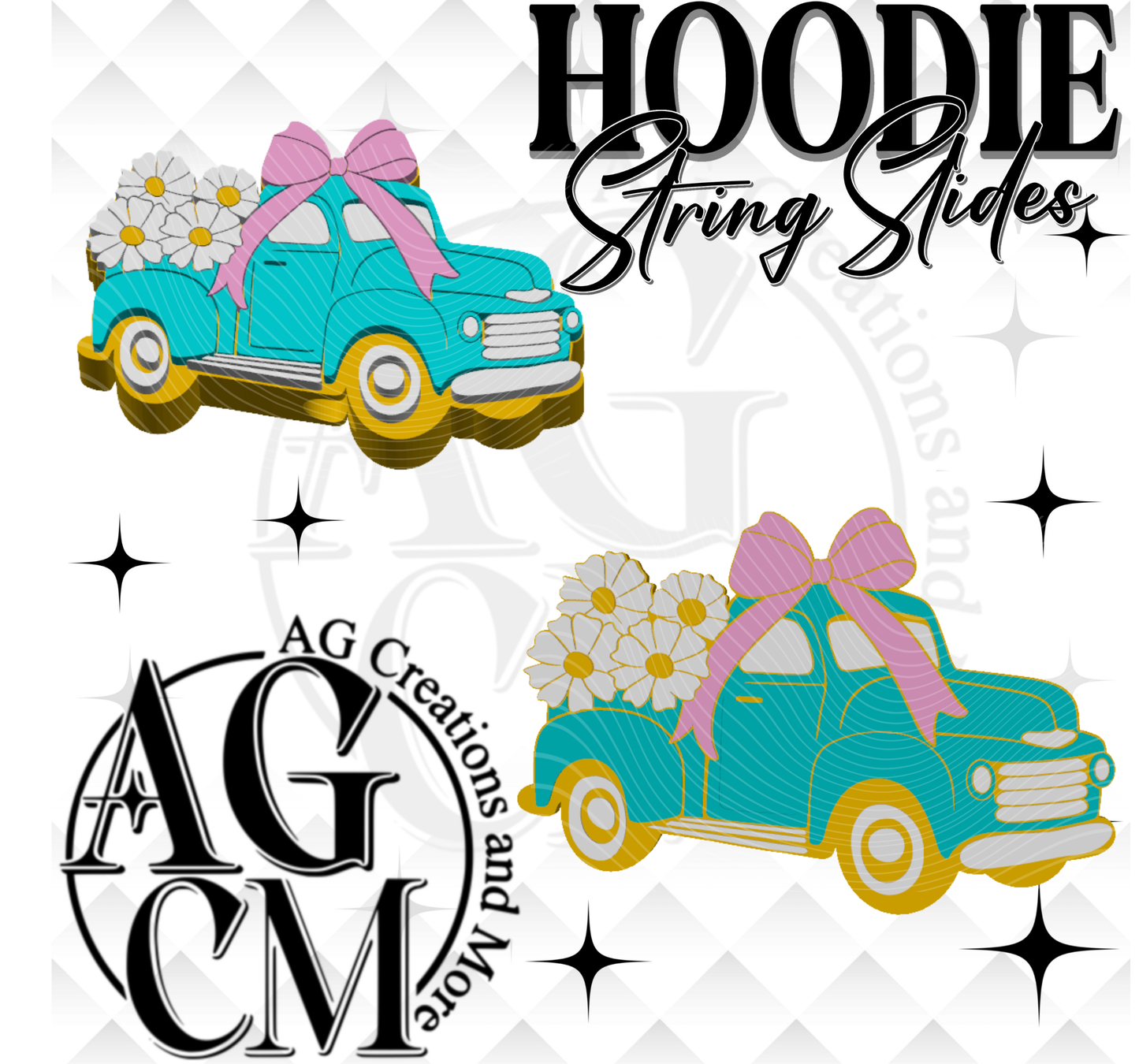 Dandelion 3D Hoodie String slides3MF File