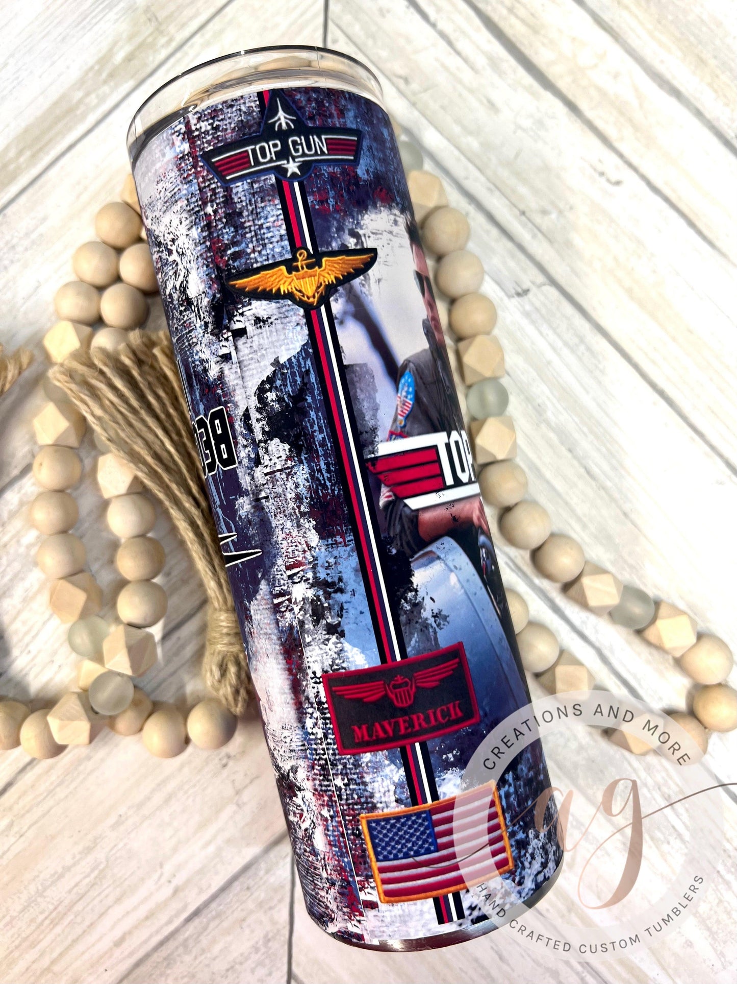 Top Gun Maverick "Because I was Inverted" Tumbler Wrap