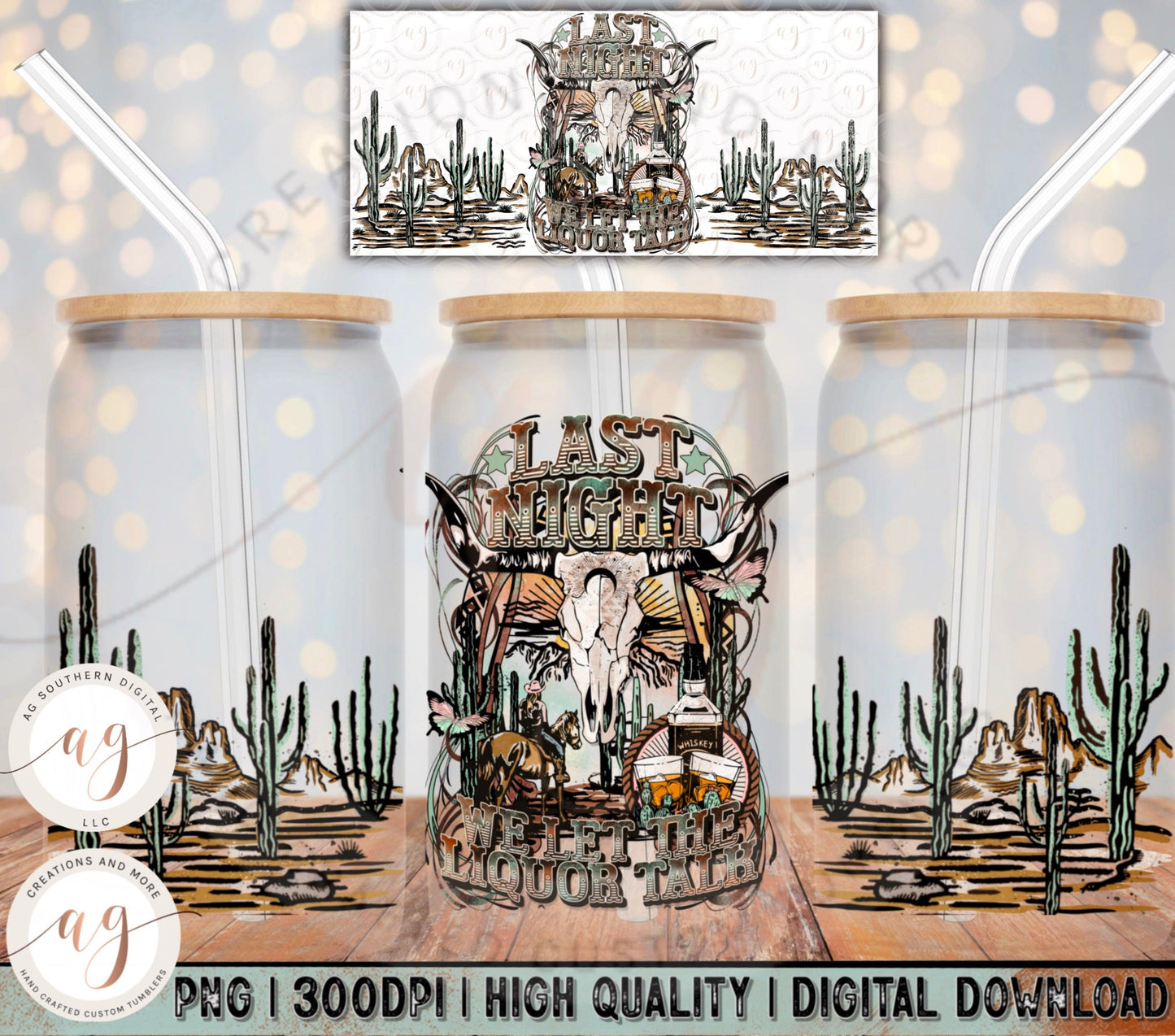 Last Night Glass Wrap Png