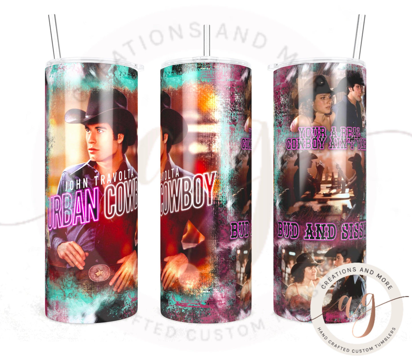 Urban Cowboy Bud and Sissy Ready to Press Transfer Sheet