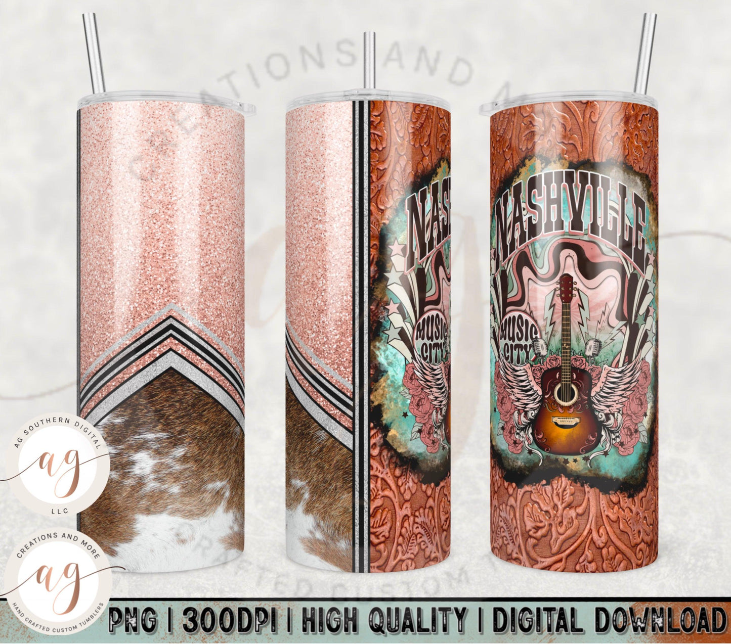 Nashville Tumbler Wrap Png