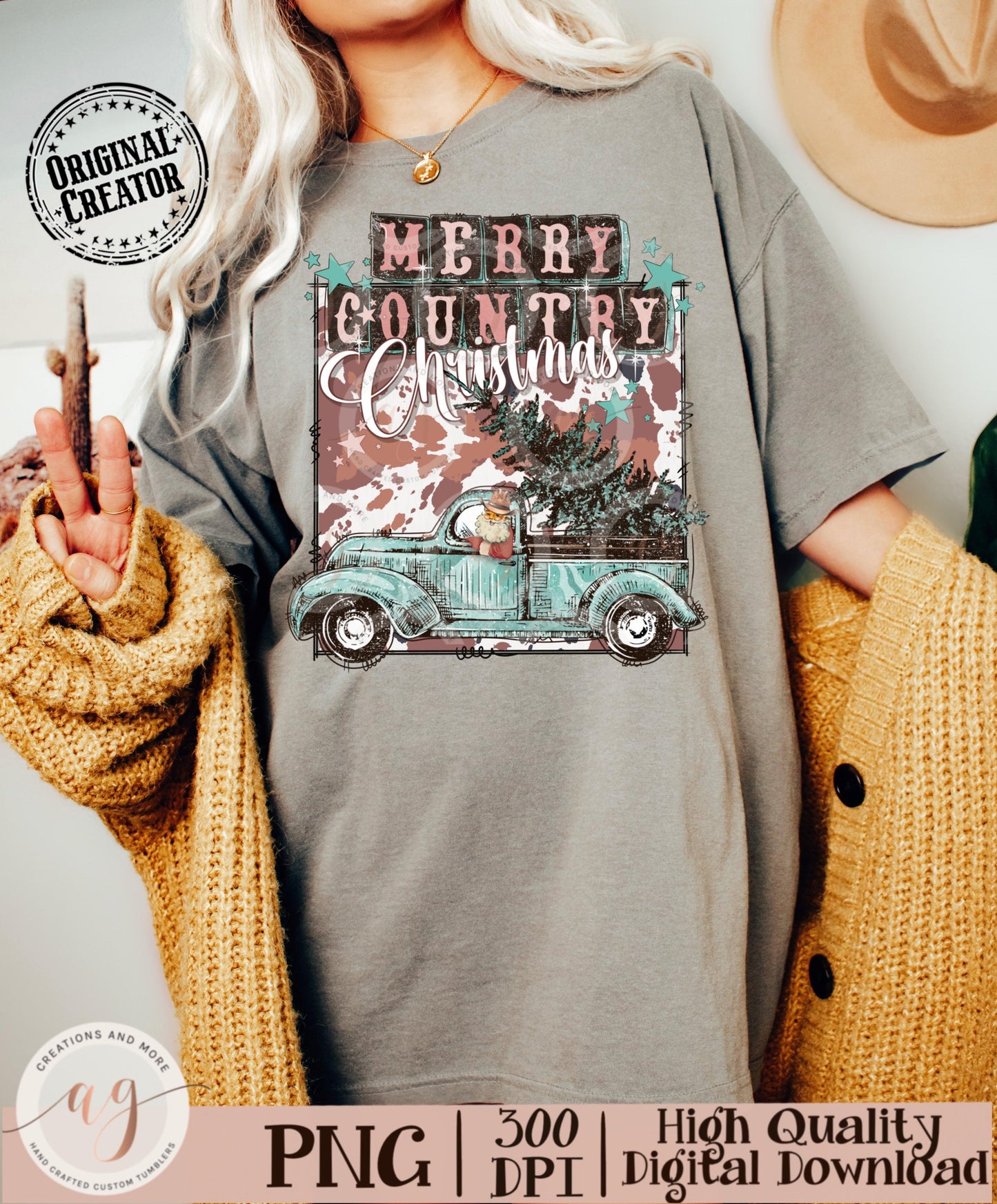 Merry Country Christmas Png