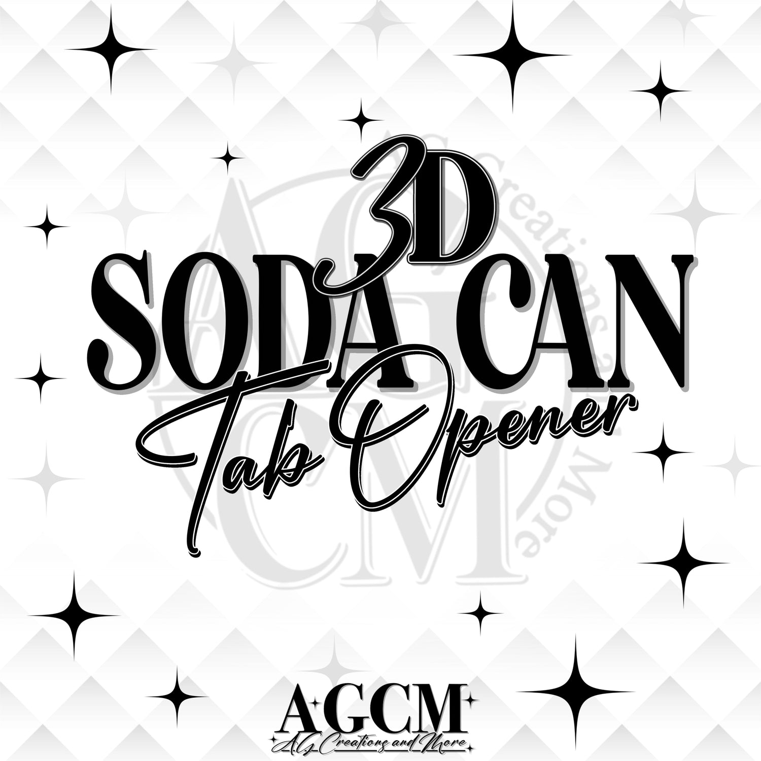 3D Soda Can Opener (singles and wholesale)