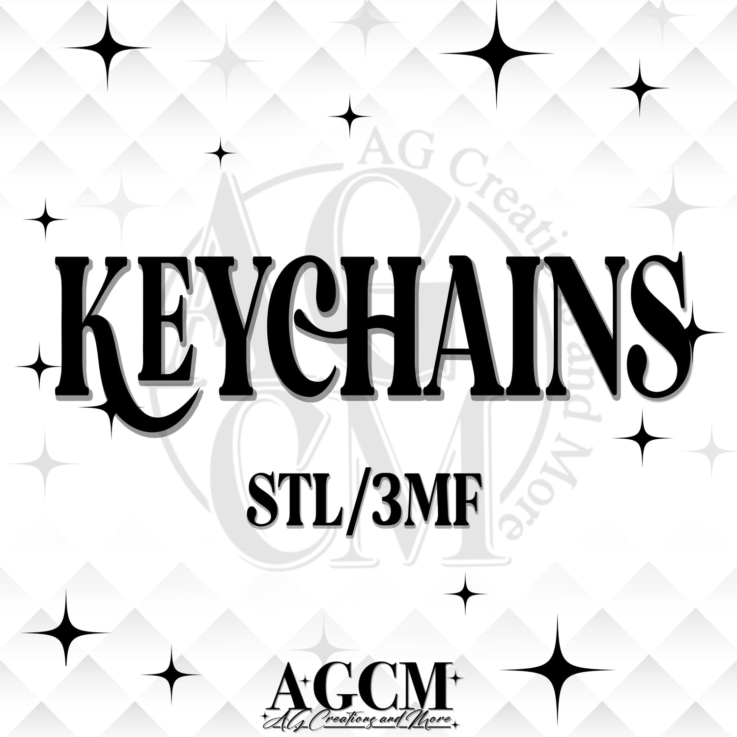 3D keychains STL / 3MF