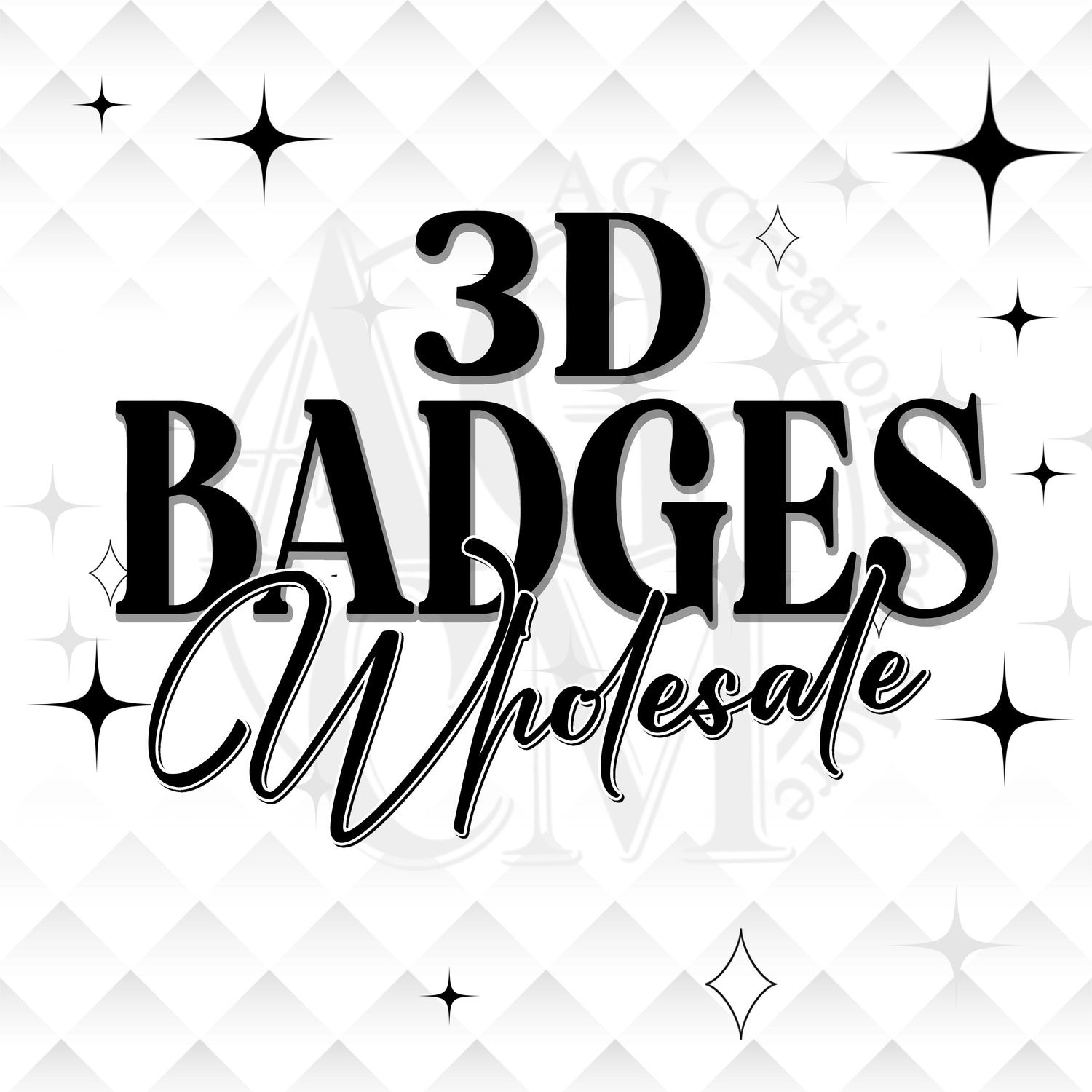 3D Badges Reels Wholesale/ Singles