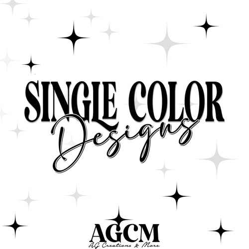 Single Color Designs