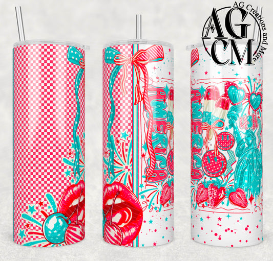 America usa 20oz Tumbler Digital Download PNG