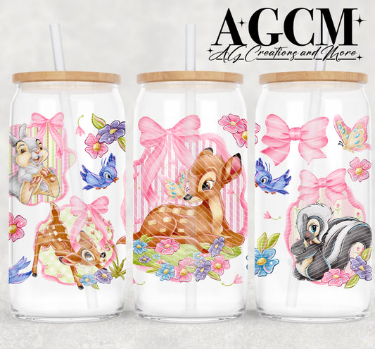 Baby animal  16oz Libby wrap PNG