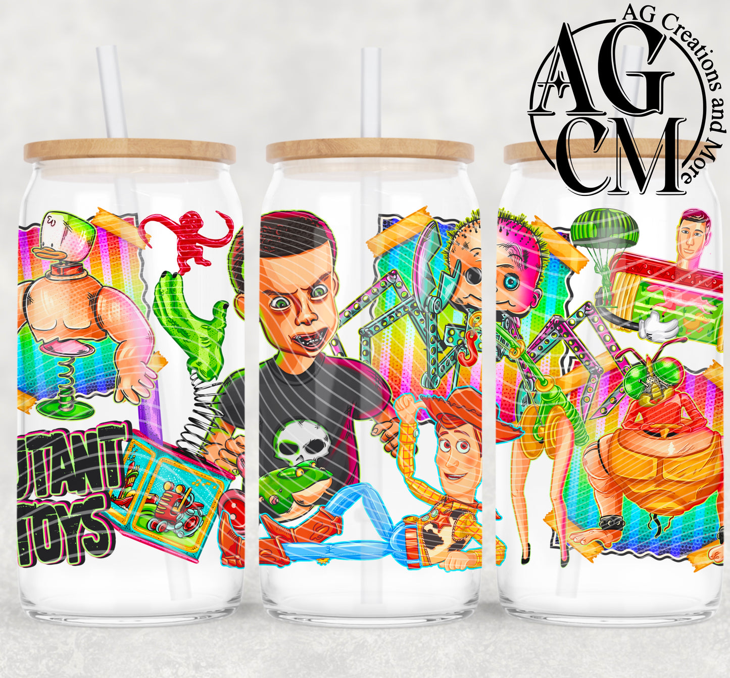 Mutant Toys 16oz libby wrap PNG