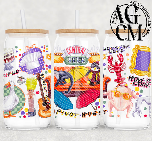 Central Perks 16oz libby wrap PNG