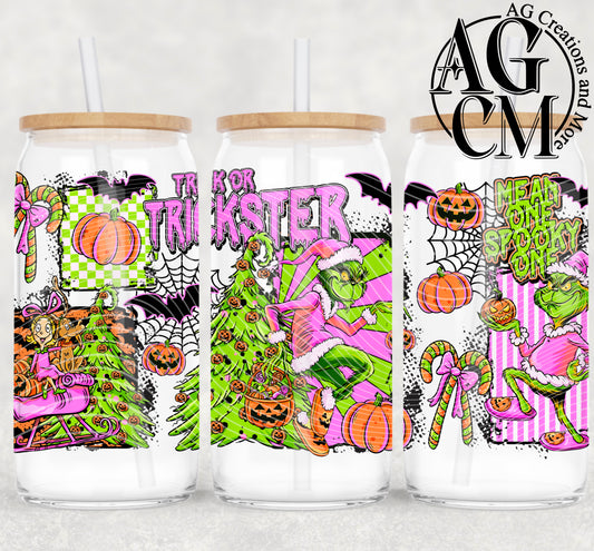 Green Trickster 16oz libby wrap PNG