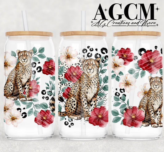 Cheetah 16oz Libby wrap PNG