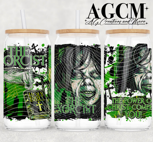 Possessed Girl 16oz Libby wrap PNG