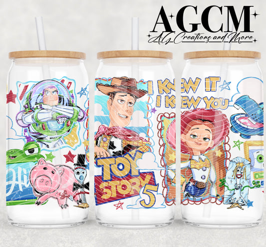 Cowgirl & Friends 16oz Libby wrap PNG