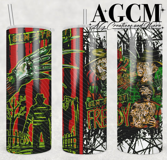 Elm Street 20oz Tumbler Design | Instant PNG Digital File