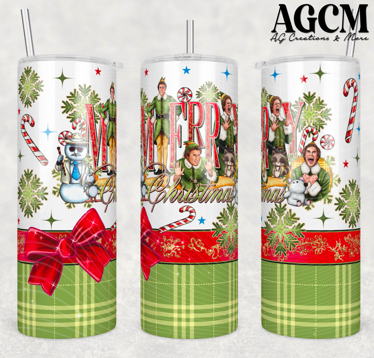 Buddy Merry 20oz Tumbler Digital Download PNG