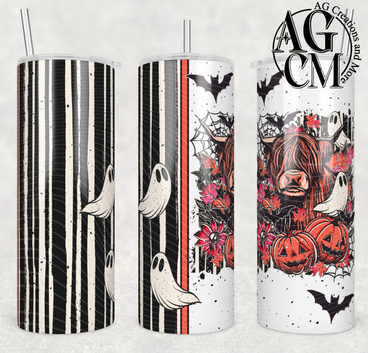 Fall Highland 20oz Tumbler Digital Download PNG