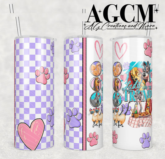 Lady    20 0z Tumbler Digital Download PNG