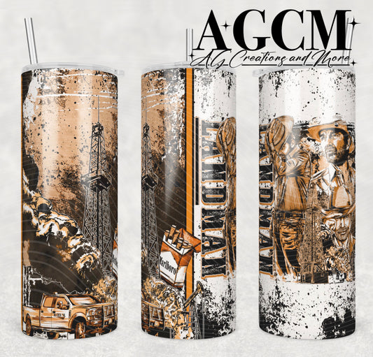 Oil Rig Land  20oz Tumbler Design | Instant PNG Digital File