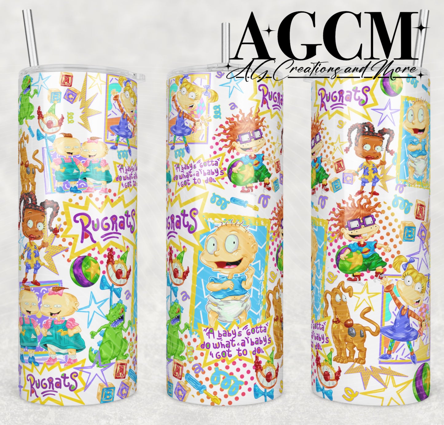 90s Baby 20oz Tumbler Design | Instant PNG Digital File
