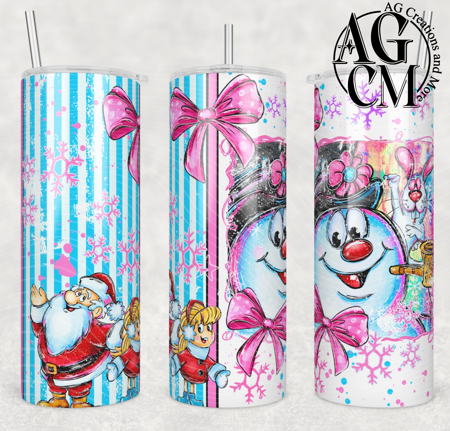 Snowman 20 0z Tumbler Digital Download PNG