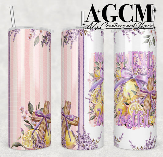 Zestful 20oz Tumbler Design | Instant PNG Digital File