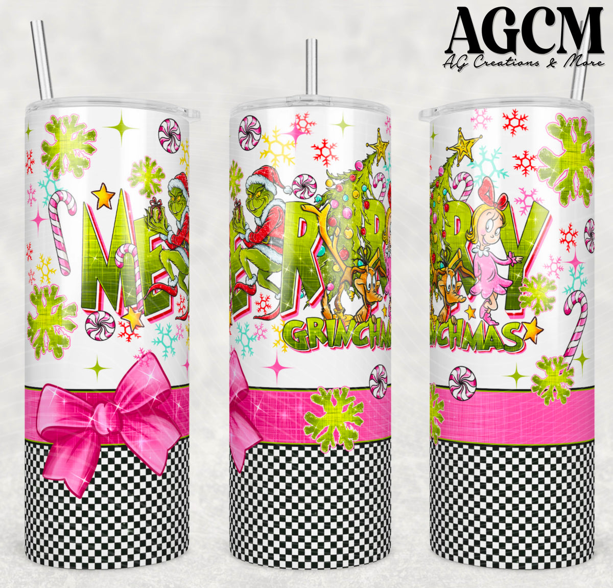 Pink Merry 20oz Tumbler Digital Download PNG