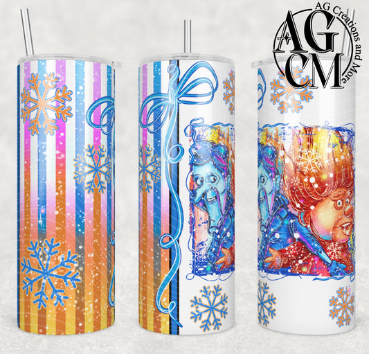 Hot and Cold Brother 20 0z Tumbler Digital Download PNG