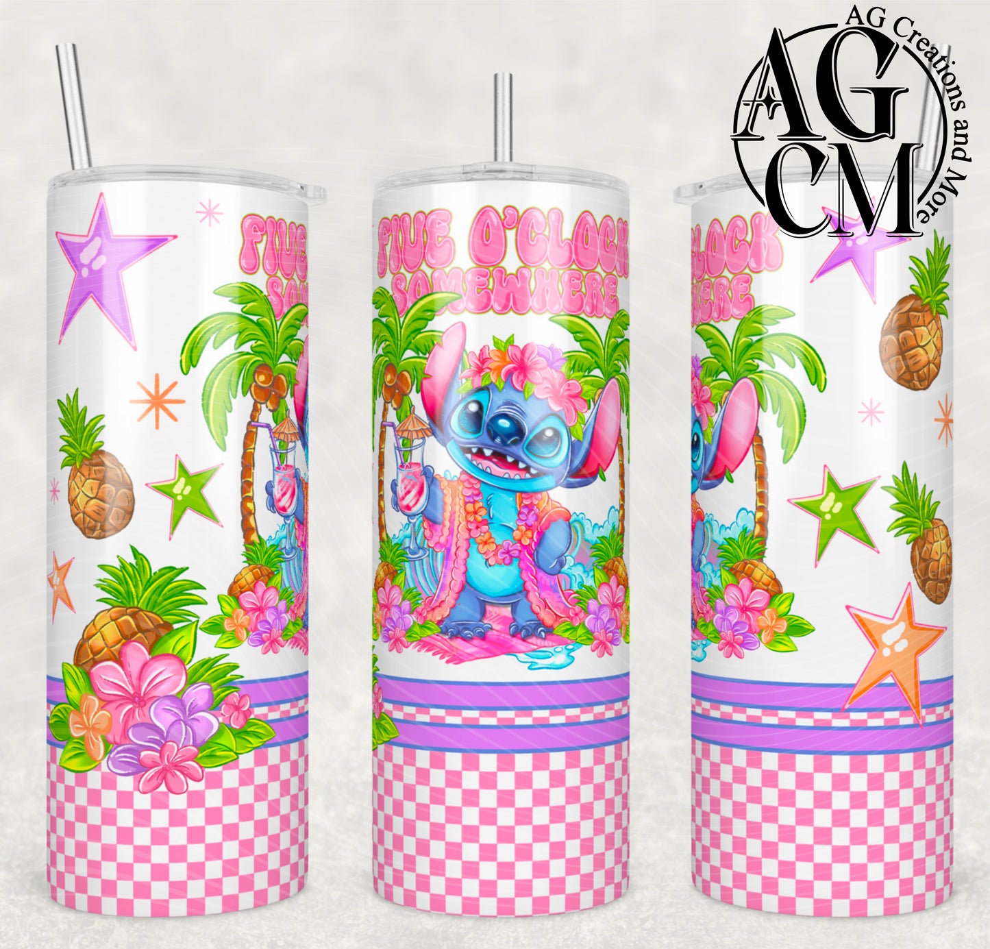 Blue Character 20oz Tumbler Digital Download PNG