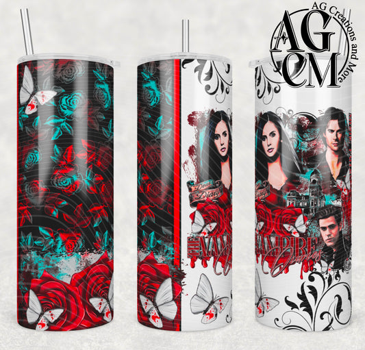 TVD  20oz Tumbler Design | Instant PNG Digital File