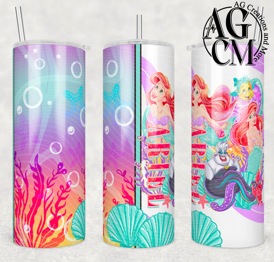 Mermaid 20oz Tumbler Digital Download PNG