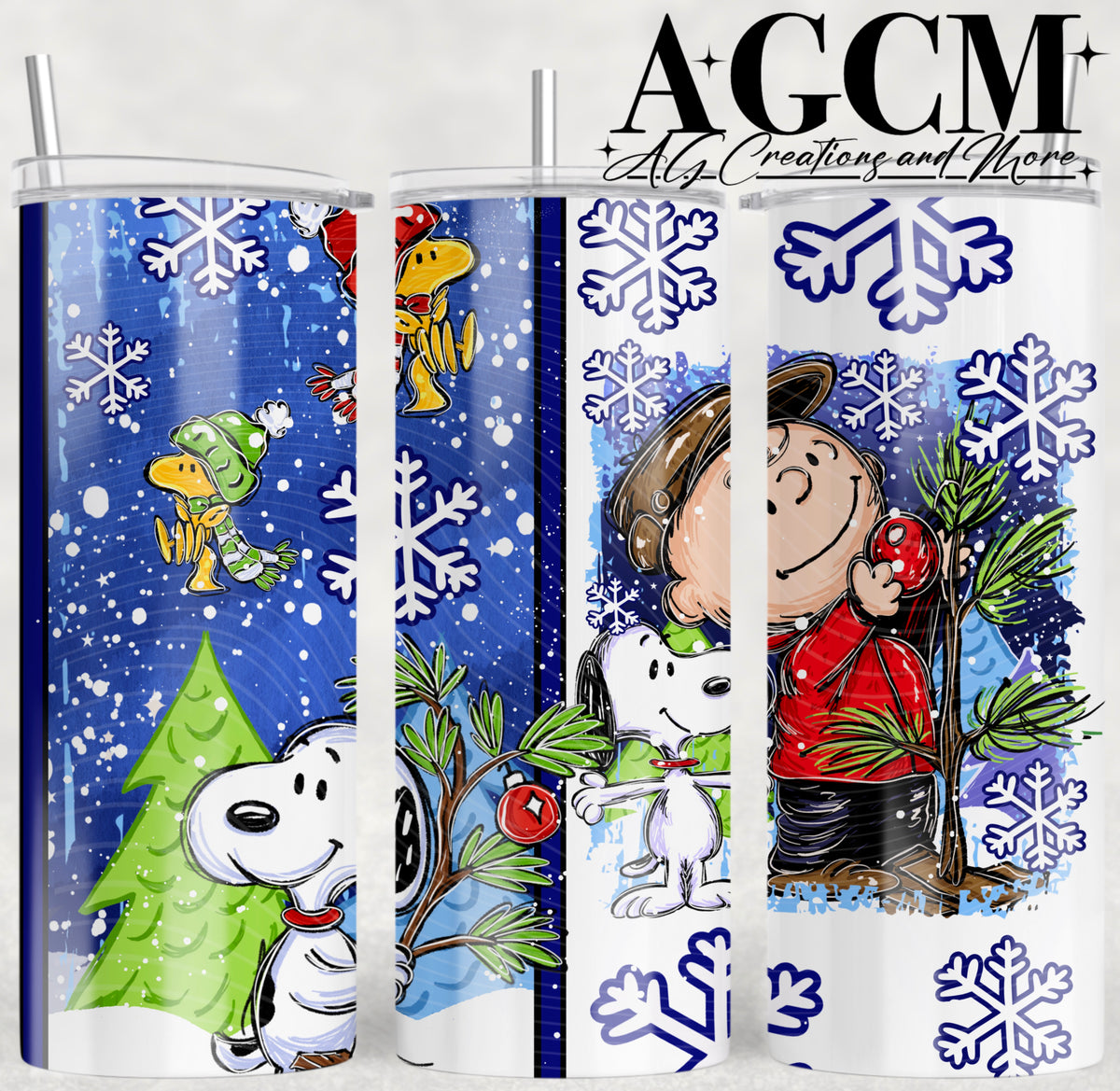 CB Christmas Tree 20oz Tumbler Design | Instant PNG Digital File