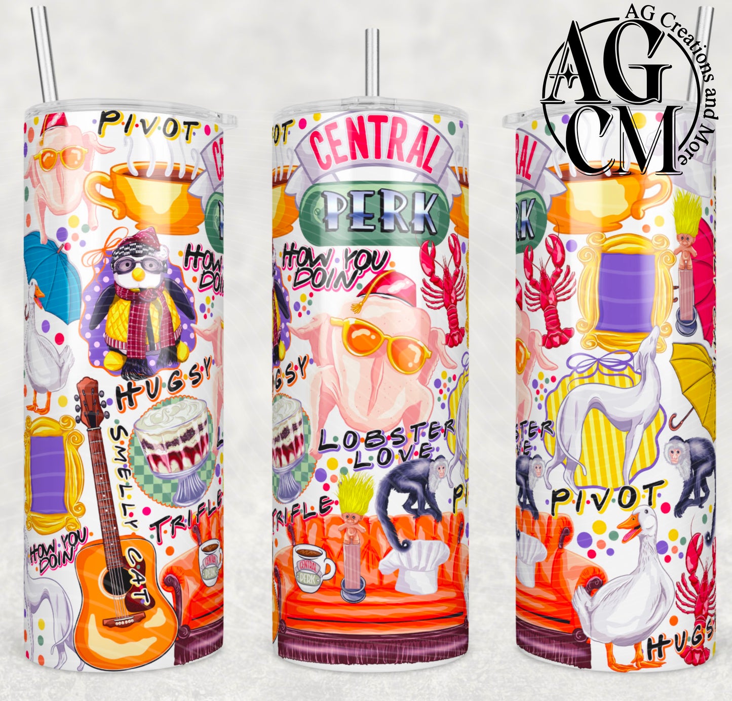 Central Perk 20oz Tumbler Digital Download PNG